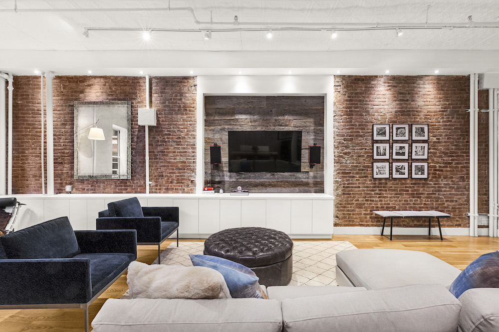 Modern renovated living room